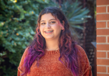 Phoenix College student Roxanne Carbajal on PC's campus