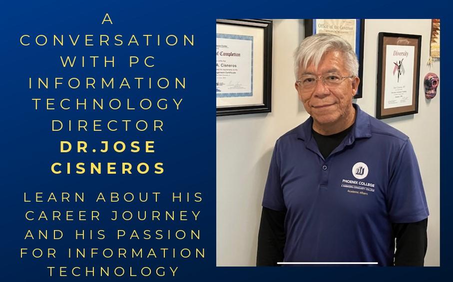Headshot Jose Cisneros in PC polo shirt