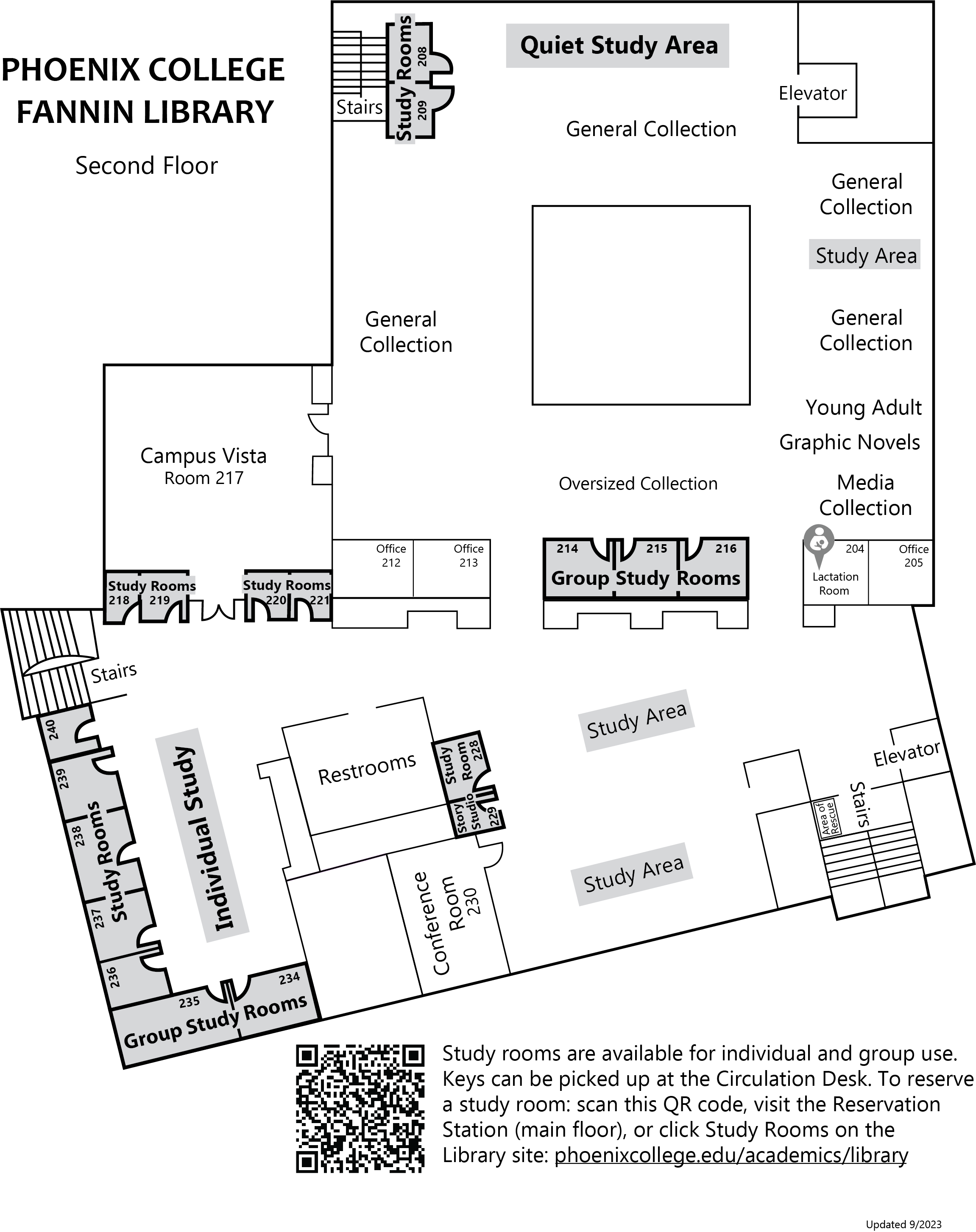 Library 2nd Level Map
