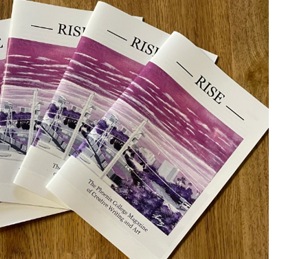 Read Rise, the Phoenix College Literary and Art Magazine