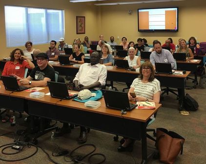 Faculty training at workshop