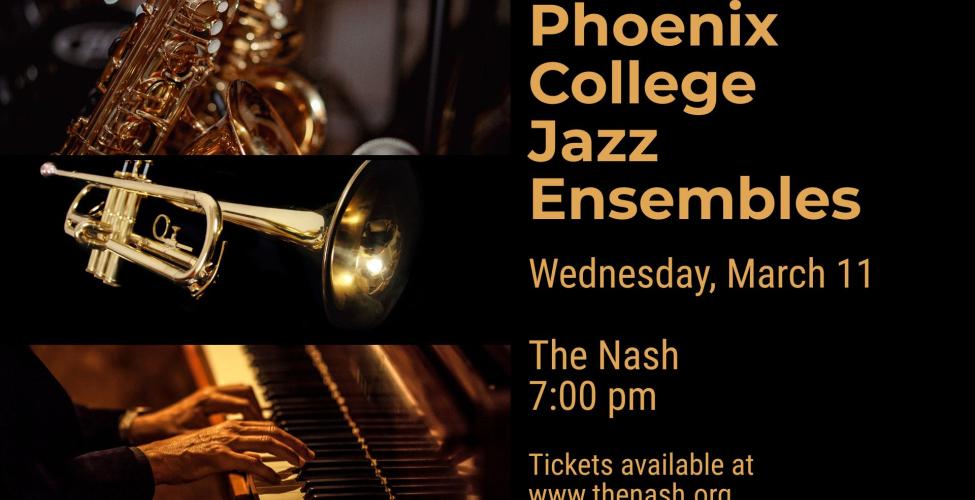 PC Jazz Ensembles hit the stage at The Nash on March 11 at 7:00 pm