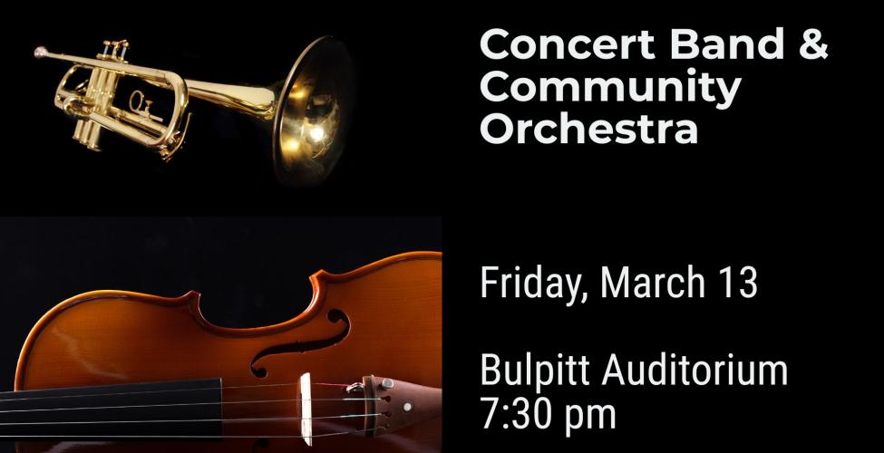 Join the PC instrumental ensembles for an evening of exciting symphonic music.