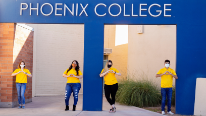 Bear Scholars in Phoenix College Alcove