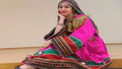 Woman in cultural outfit
