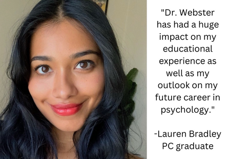 Phoenix College graduate Lauren Bradley, who is pursuing a career in Psychology.