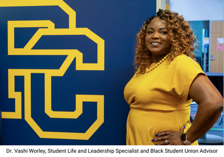 Phoenix College staff Vashi Worley is advisor to the Black Student Union