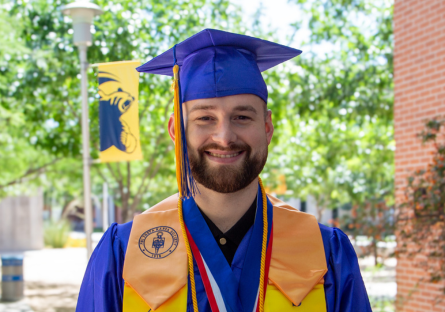 Jonathan Wisman came to Phoenix College out of his stint in rehab and became an honors student, S-STEM TRAIN scholar, and received the prestigious All-Arizona Academic Team scholarship