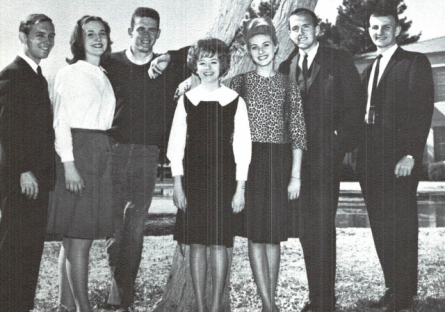 Peter Banko with Second Semester Associated Students - 1964