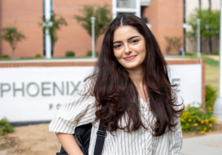 First-gen and immigrant Phoenix College student Aryanaz Besharatlou is pursuing a bachelor's degree in Information Technology