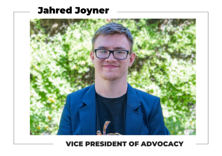 Jahred Joyner serves as PC United's Vice President of Advocacy