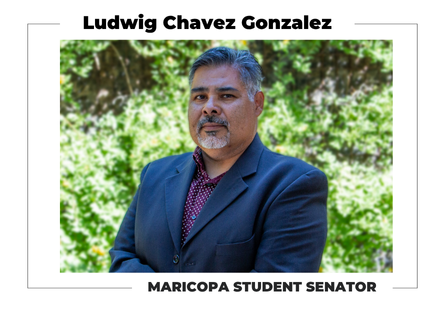 Ludwig Chavez Gonzalez serves as PC's Maricopa Student Senator