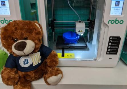 3D Printer with Bear