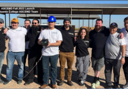 Phoenix College students participated in the NASA ASCEND launch