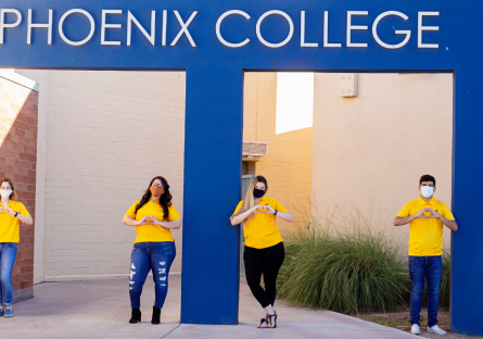 Bear Scholars in Phoenix College Alcove