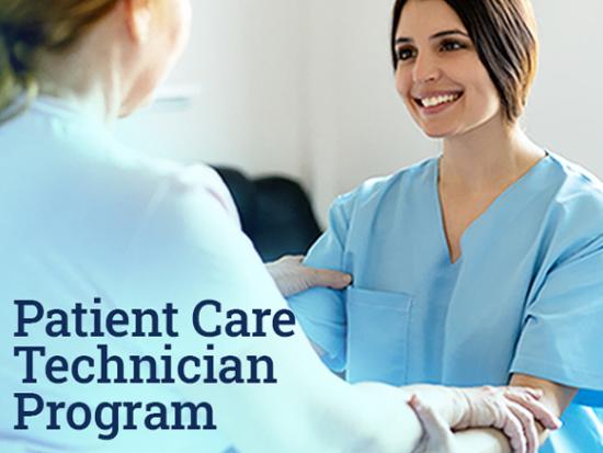 Complete the Patient Care Technician Program in 120 Course Hours.  Get Real-World Experience.