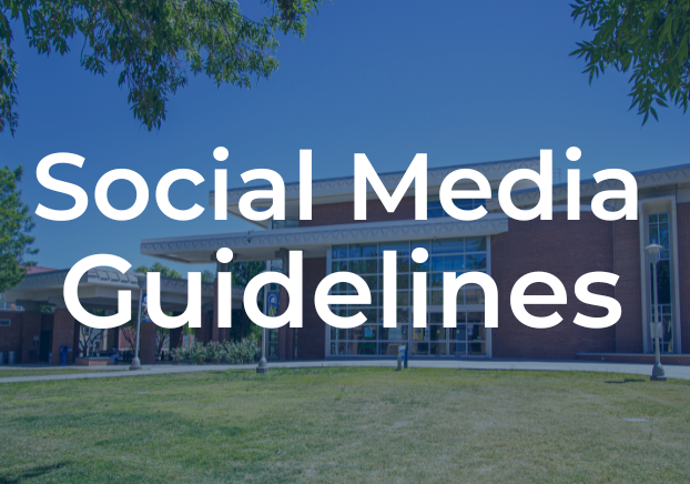 Social Media Guidelines over Paul Fannin Library Building